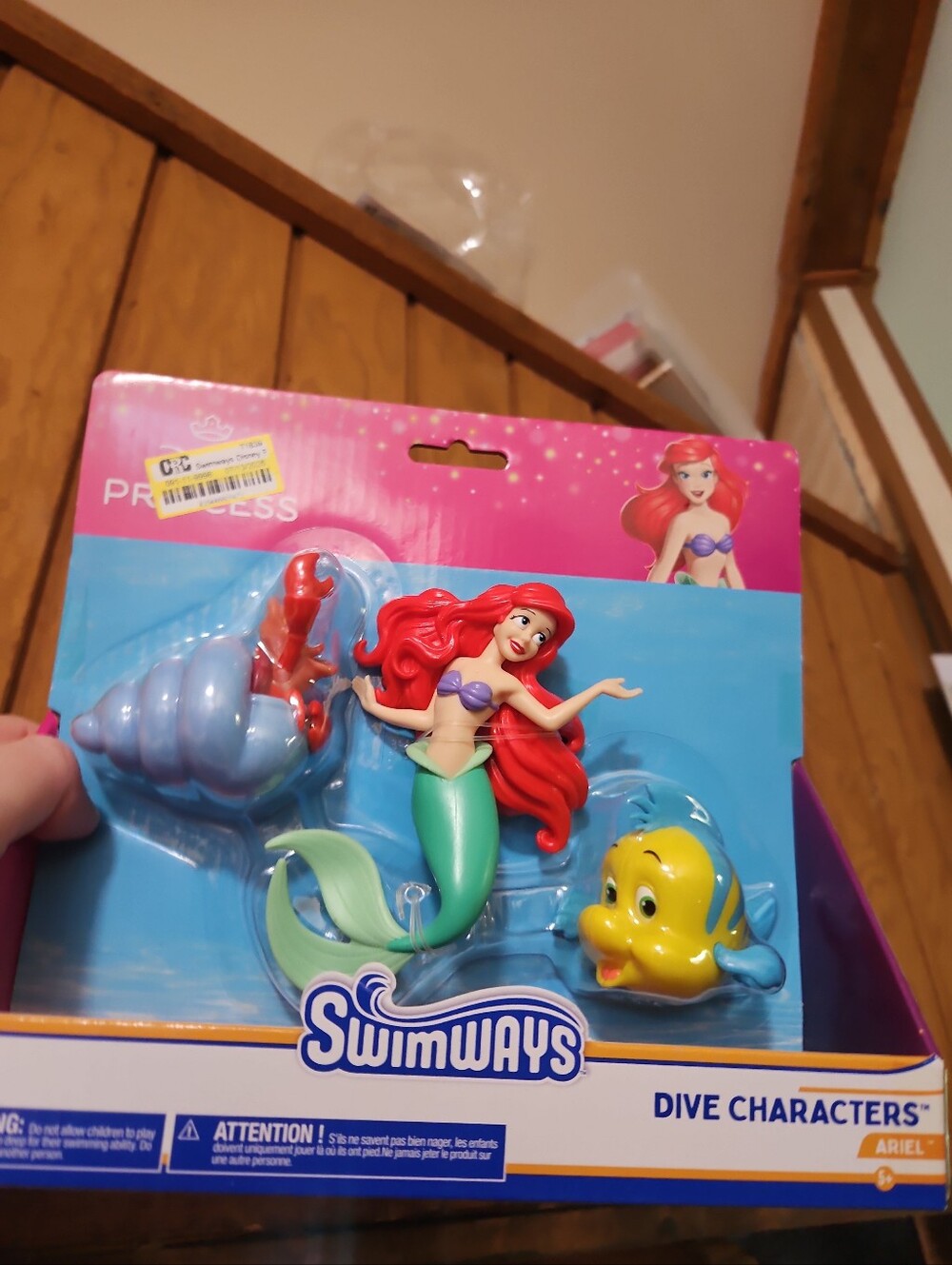 Disney Princess Ariel Little Mermaid Dive Characters Fun Kids Swimming Pool Toy